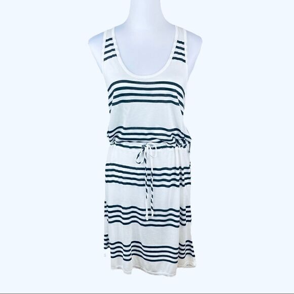 Apt 9 Black And White Sleeveless Razorback Dress, Size M, NWT - Picture 1 of 10